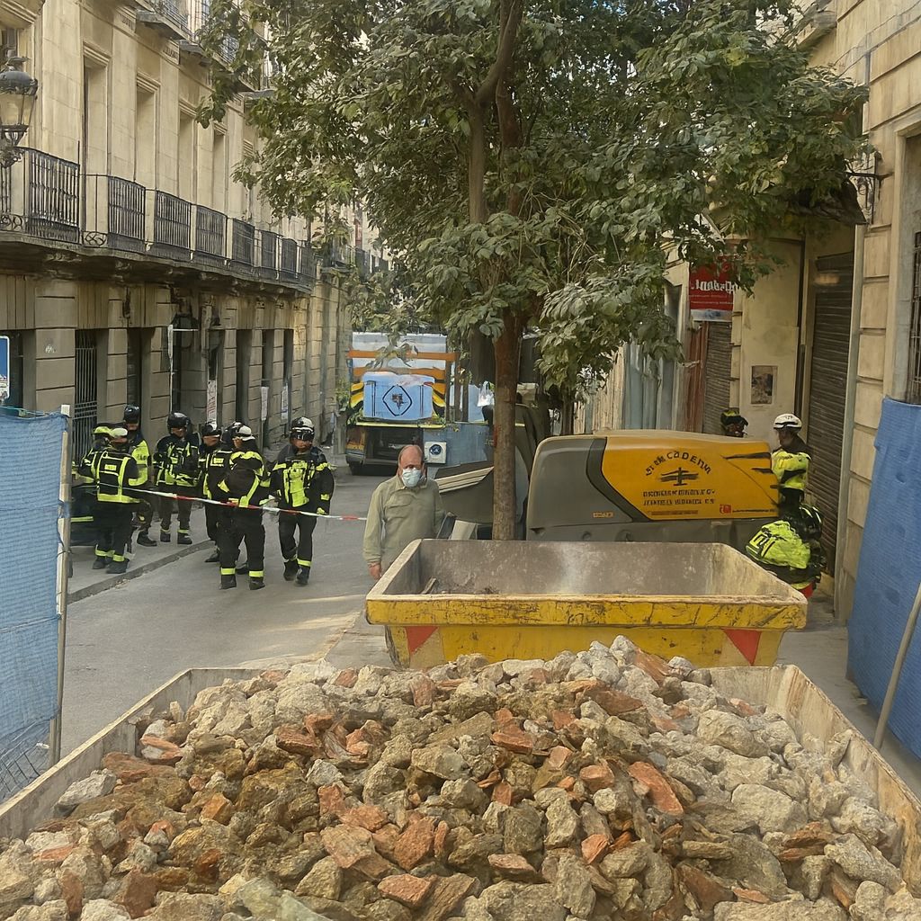 Zawalił się budynek w centrum Madrytu. Kilka osób rannych, trwa akcja ratunkowa