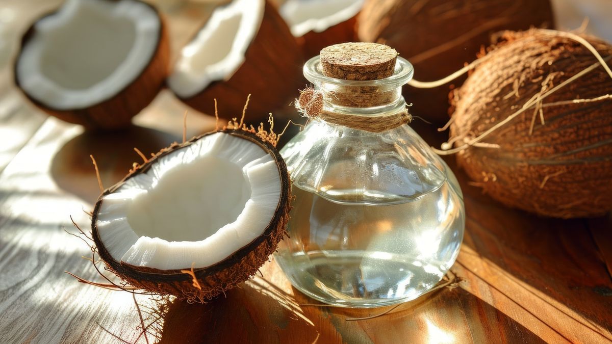 Olej MCT jest pozyskiwany z oleju kokosowego oraz palmowego.