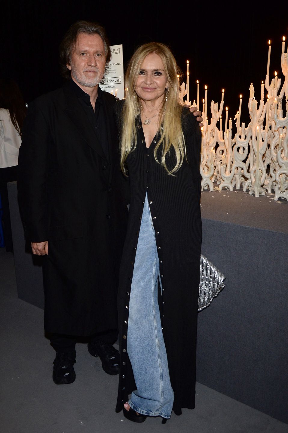 Monika Olejnik z partnerem 