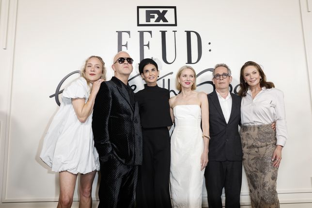 FYC red carpet for FX's 'Feud: Capote vs. The Swans'epa11378691 (L-R) US actress Chloe Sevigny, US television writer and director Ryan Murphy, US actress Demi Moore, British actress Naomi Watts, British actor Tom Hollander and US actress Diane Lane attend the FYC red carpet event for 'Feud: Capote vs. The Swans' at the Directors Guild of America in Los Angeles, California, USA, 29 May 2024.  EPA/CAROLINE BREHMAN Dostawca: PAP/EPA.CAROLINE BREHMAN