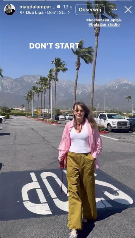 Magdalena Lamparska w Los Angeles
