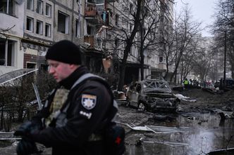 Zmasowany atak rakietowy w Ukrainie. Jeden z pocisków leciał w stronę Polski