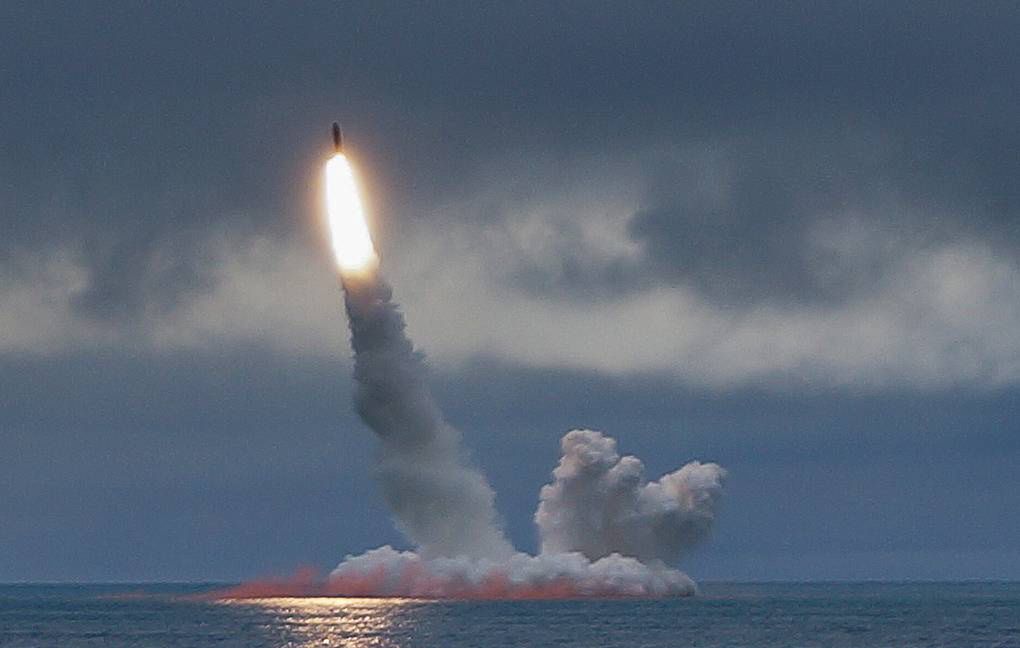 The Bulava ballistic missile hit the Kamchatka Peninsula.