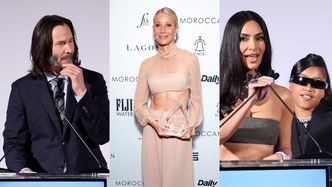 Gwiazdy Hollywood lansują się na Fashion Los Angeles Awards: Kim Kardashian z North, odsłaniająca brzuch Gwyneth Paltrow (ZDJĘCIA)