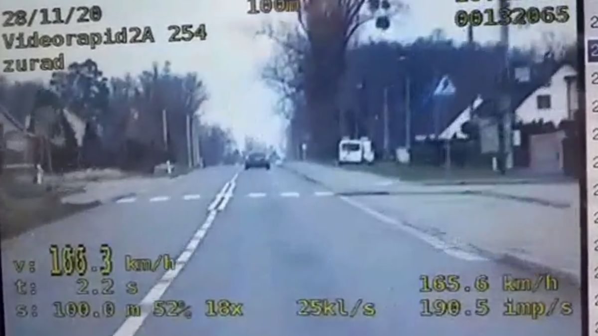 Taka prędkość w zabudowanym to zdecydowana przesada.