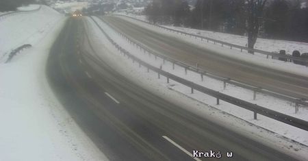 Trudne warunki na drogach prowadzących w góry. GDDKiA apeluje o ostrożność