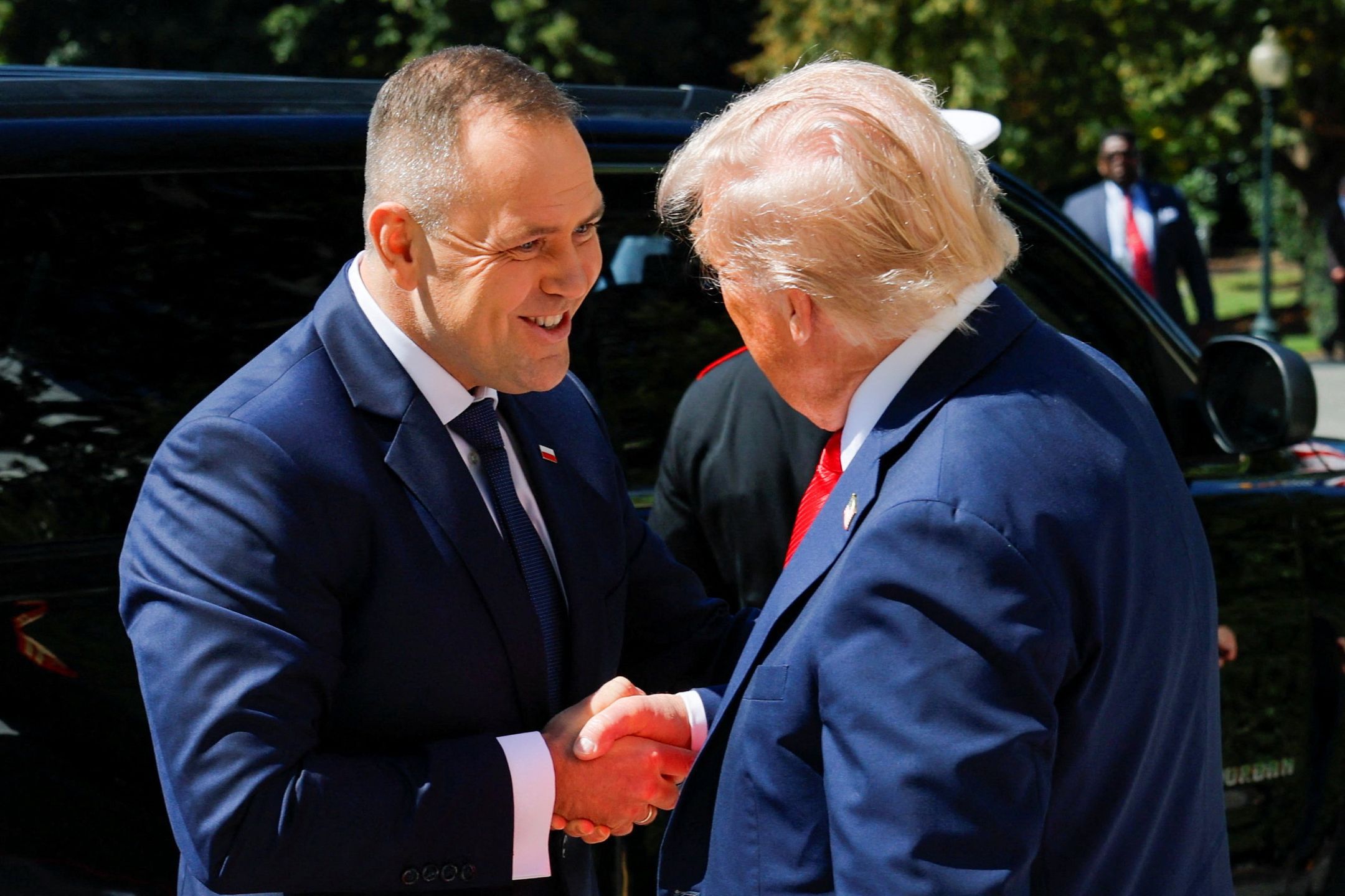 Donald Trump przywitał Karola Nawrockiego w Waszyngtonie