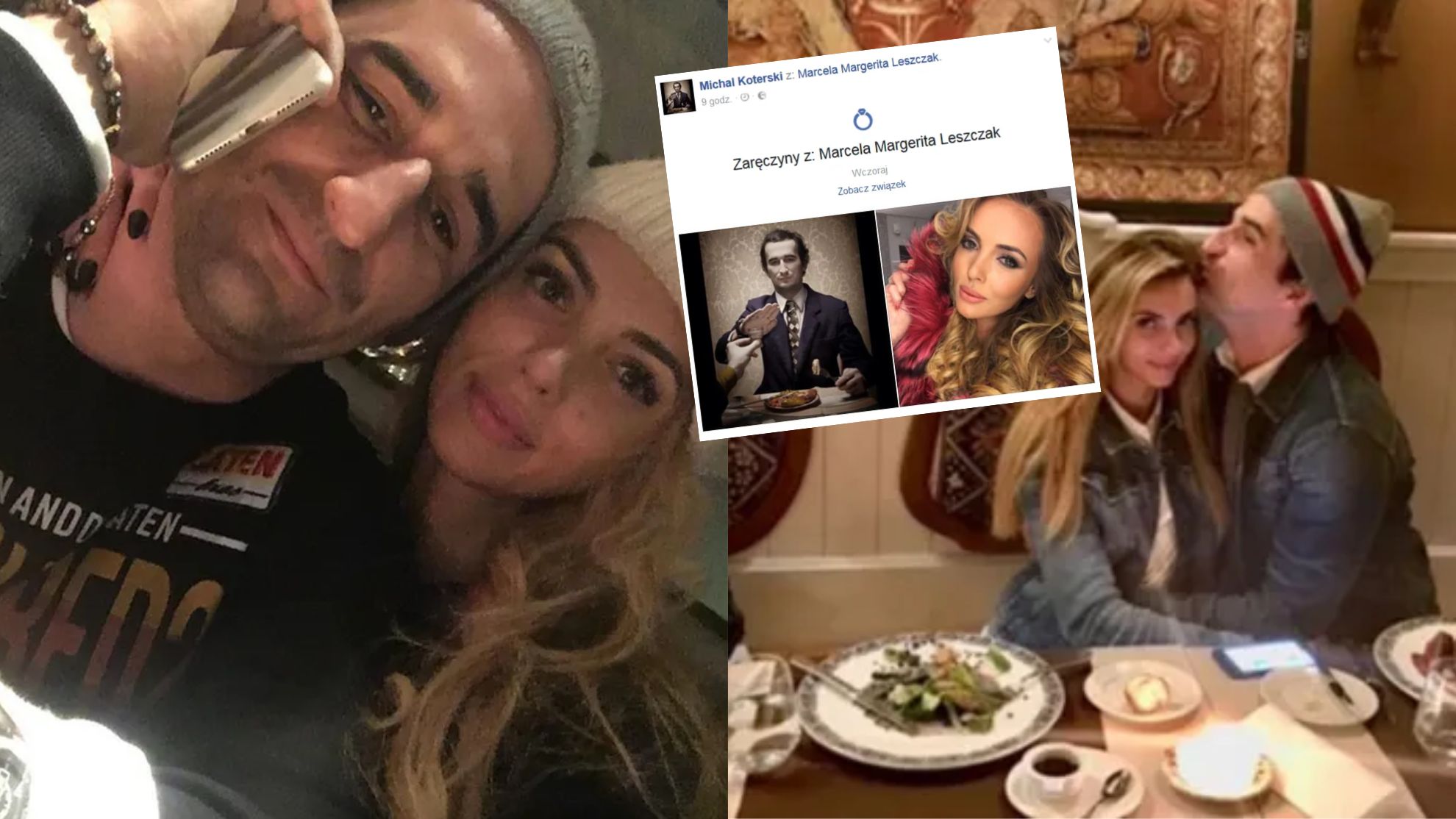 Marcela Leszczak i Michał Koterski