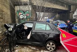 32-latek zginął po uderzeniu w wiadukt