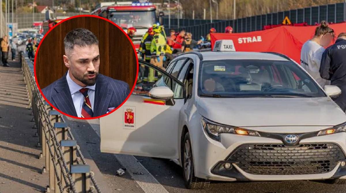 Karambol w Łomiankach. Poseł grzmi. "Jestem za karą śmierci"