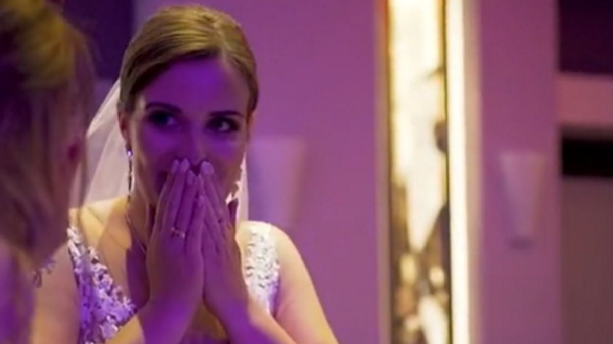 Panna młoda nie mogła uwierzyć