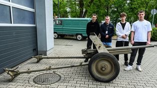 Uczniowie Zespołu Szkół Samochodowych w Bydgoszczy odnowią armatę przeciwpancerną