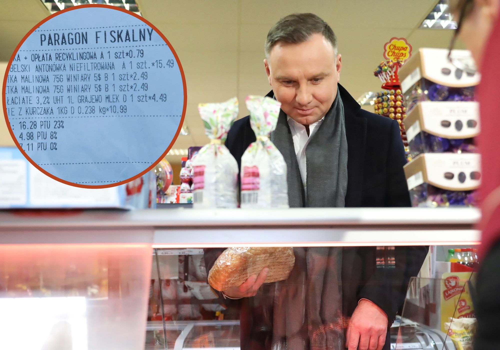 Sprawdziliśmy ceny w sklepie koło domu prezydenta Dudy