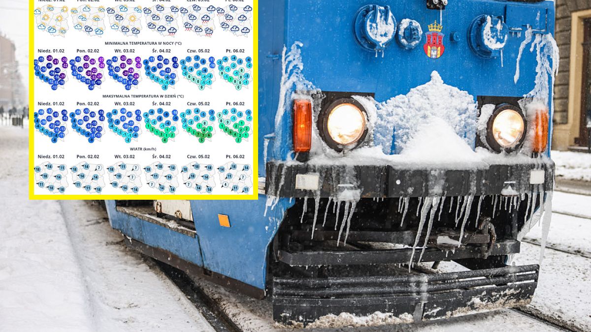 Siarczyste mrozy na początku lutego