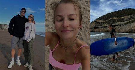 Anna Lewandowska relacjonuje weekend w Barcelonie: wypad na kawę, relaks na plaży i szaleństwa na desce (ZDJĘCIA)