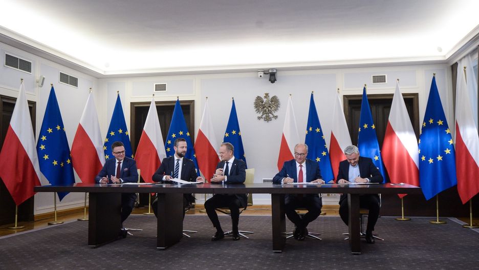 Podpisanie umowy koalicyjnej