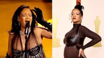 Oscary 2023. Rihanna podkreśla CIĄŻOWY BRZUCH w dwóch odważnych kreacjach (ZDJĘCIA)