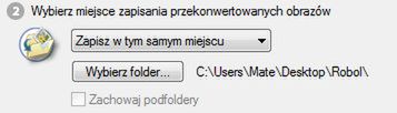 Folder docelowy