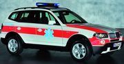 BMW X3 jako wóz pogotowia w Genewie