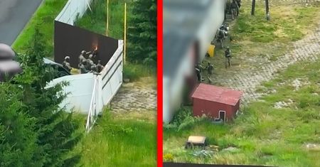 Tutaj spali i pracowali. Służby wkroczyły na posesję
