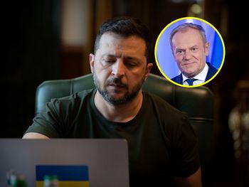 Zełenski po rozmowie z Tuskiem. "Musi dojść do odpowiedniej reakcji"