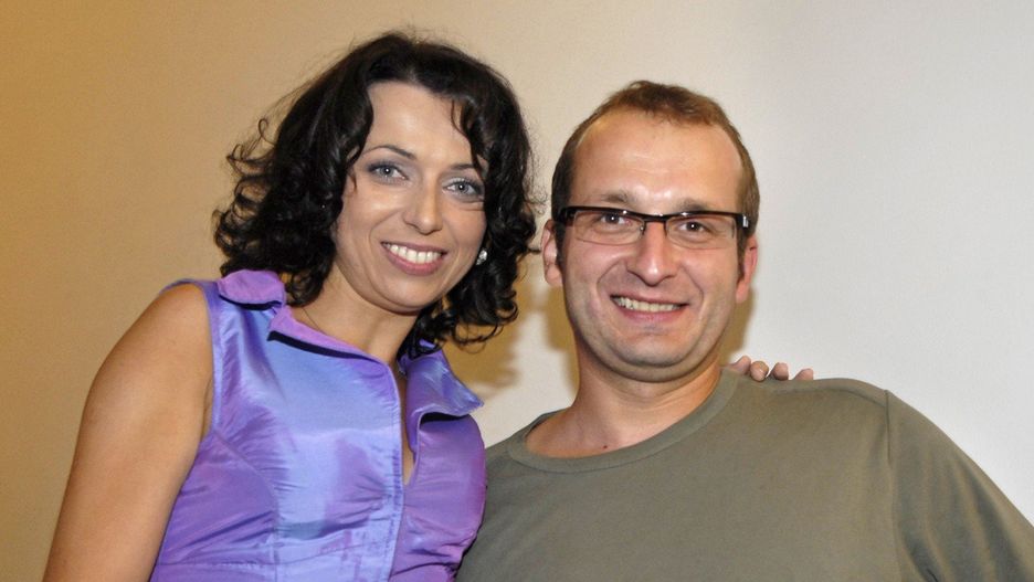 z Robertem Górskim w 2007 roku.