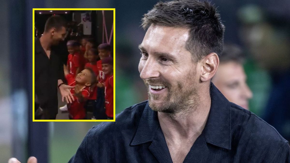 Lionel Messi został rozbawiony reakcją dzieci w Miami