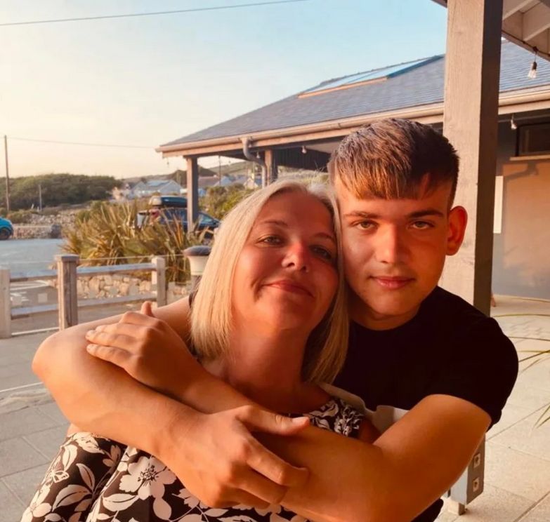 Spencer Smith z mamą Suzanne