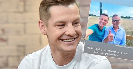 Rafał Mroczek pokazał zdjęcie z planu "M jak miłość". Robert Gonera narobił zamieszania