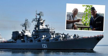 Kuriozalne słowa do ojca marynarza z krążownika Moskwa