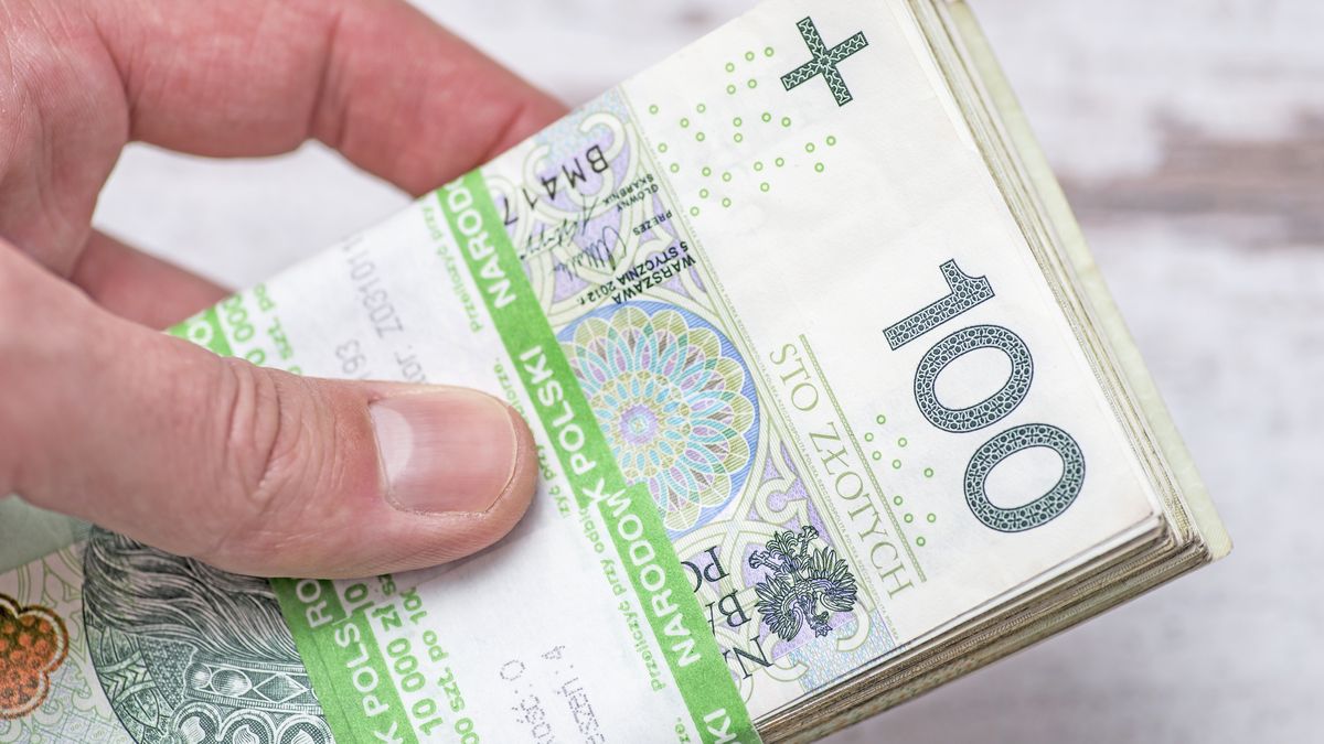 pieniądze, złoty, banknoty, waluty, złotówka