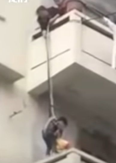 Wszystko działo się na wysokości 4. piętra