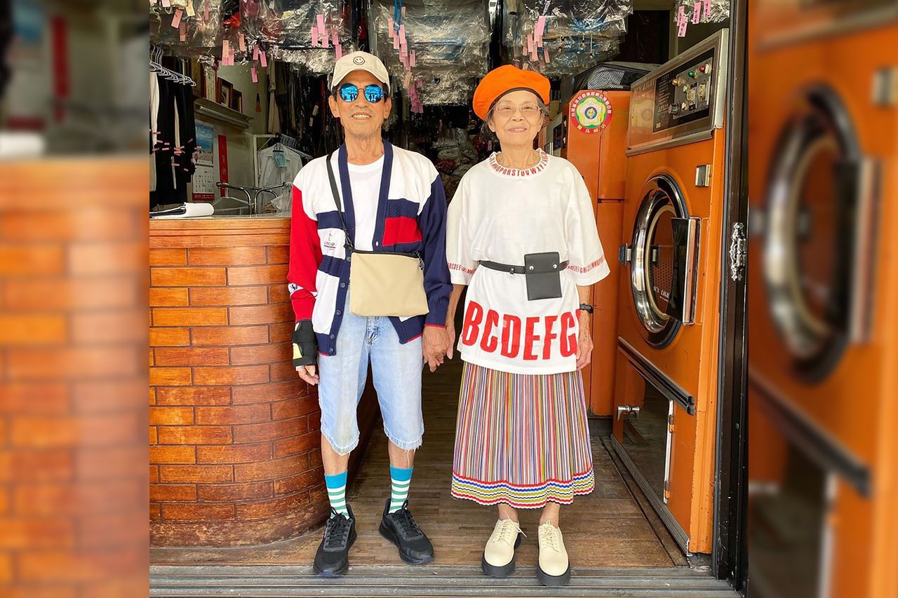 Mają ponad 80 lat prowadzą pralnię i zostali modowymi gwiazdami Instagrama