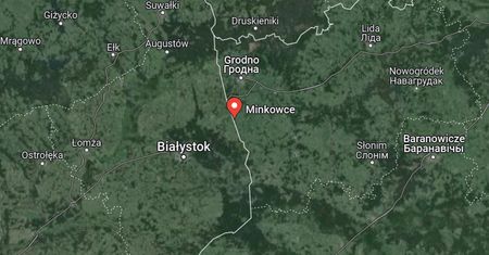 Spadł balon przy granicy z Białorusią