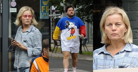 Pochmurna Małgorzata Foremniak opuszcza kawiarnię po spotkaniu z ukochanym. Kłopoty w raju? (ZDJĘCIA)
