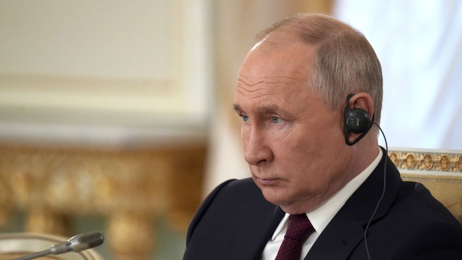 Russian President Vladimir Putin meets with Interim President of Burkina Faso Captain Ibrahim Traore (not pictured) in St.Petersburg, Russia, 29 July 2023. EPA/ALEXEY DANICHEV / SPUTNIK / KREMLIN POOL MANDATORY CREDIT Dostawca: PAP/EPA.