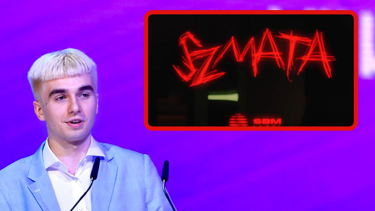 Mata. Kadr z nowego teledysku rapera pt. "Szmata" 