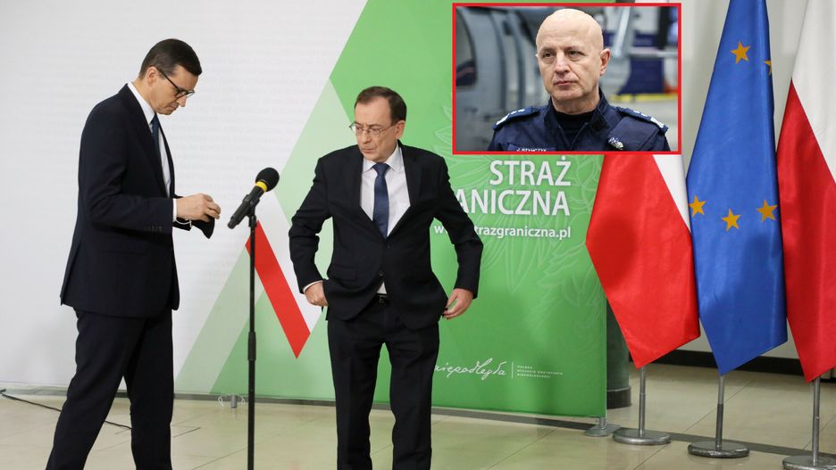 Premier Mateusz Morawiecki i szef MSWiA Mariusz Kamiński