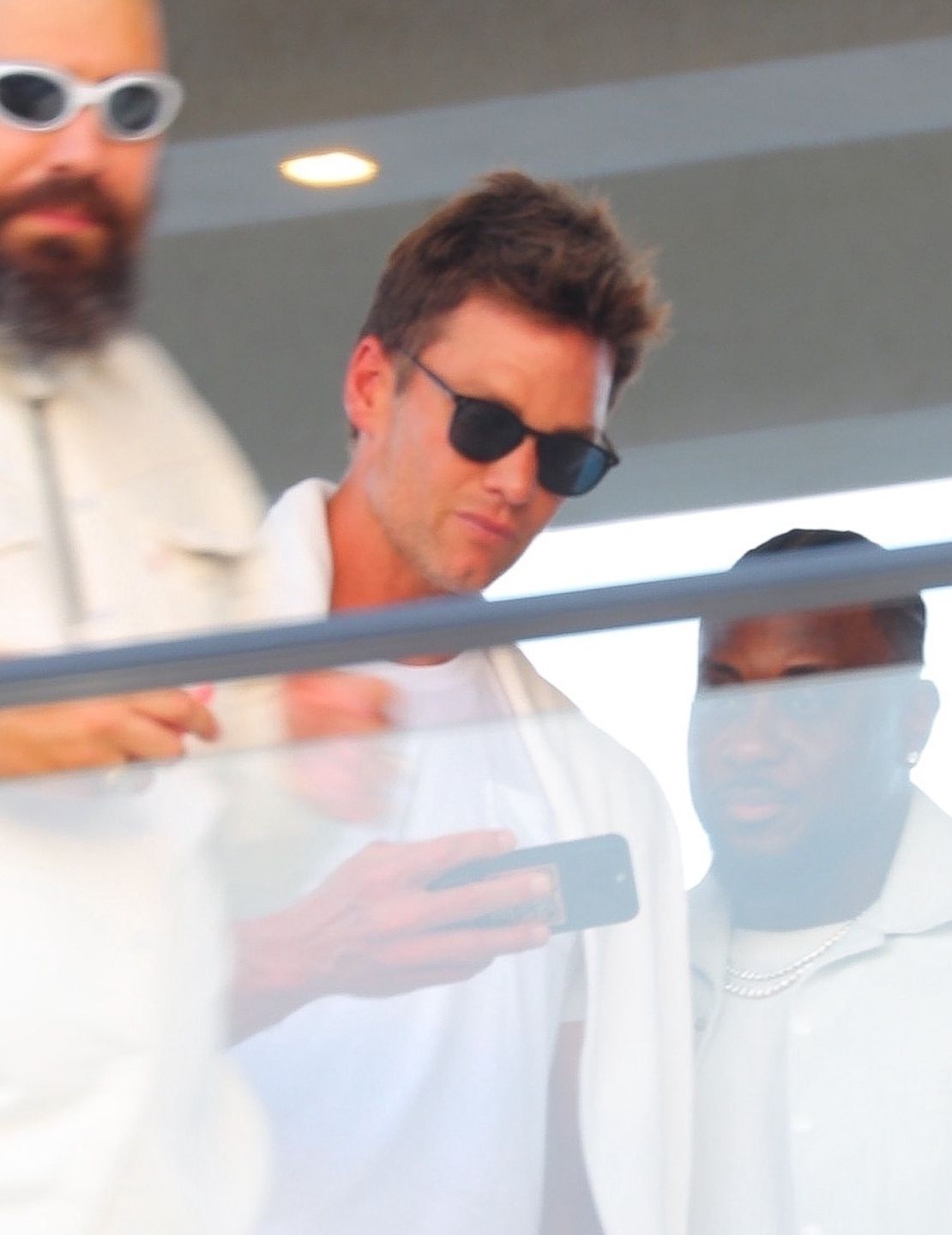 Tom Brady na imprezie Michaela Rubina