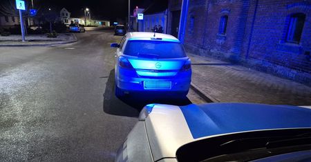 Na oczach policjantów przesiadł się na fotel pasażera