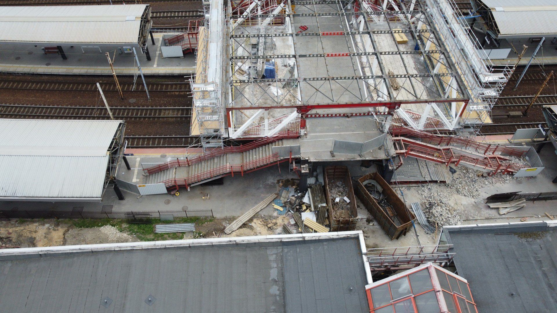 Rozbiórka Dworca PKP w Częstochowie