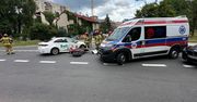 Warszawa: Przewozem osób zajechał drogę motocykliście. Wypadek na Bielanach