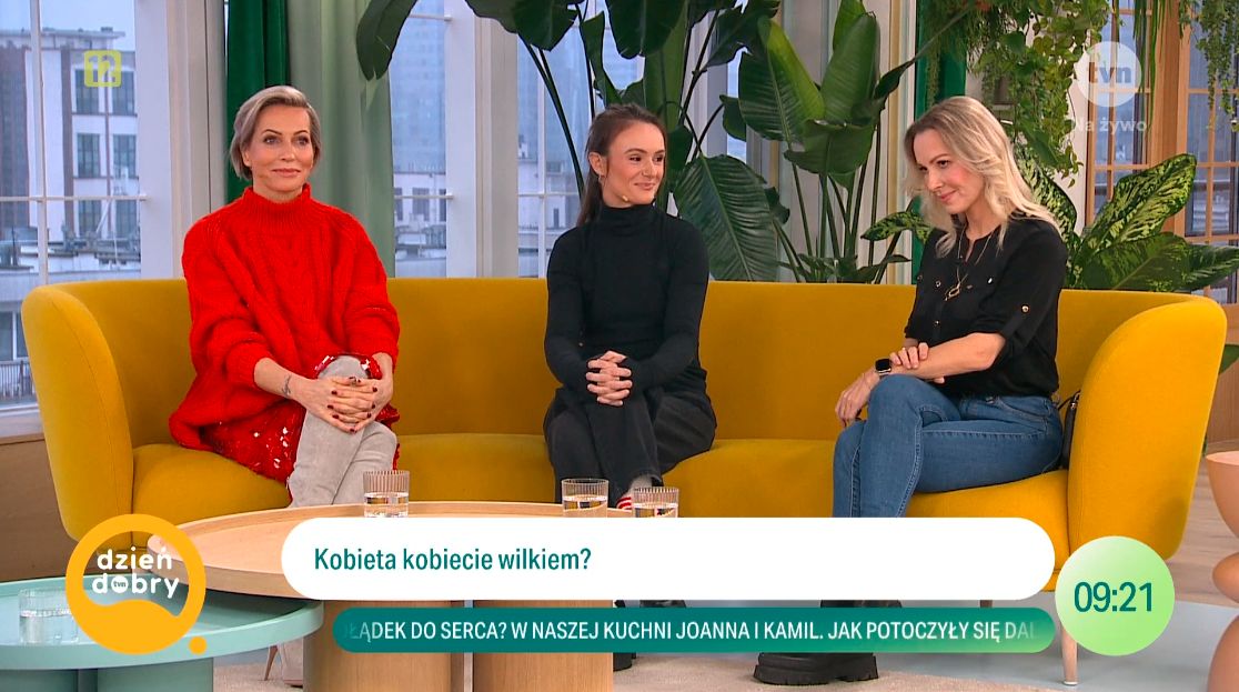 Paulina Smaszcz i Agnieszka Głowacka w "Dzień Dobry TVN"