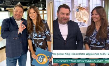 Bartosz Węglarczyk i Kinga Rusin ponownie w "DDTVN". Widzowie już wydali werdykt: "Jesteście jak wino". Nie obyło się też bez krytyki