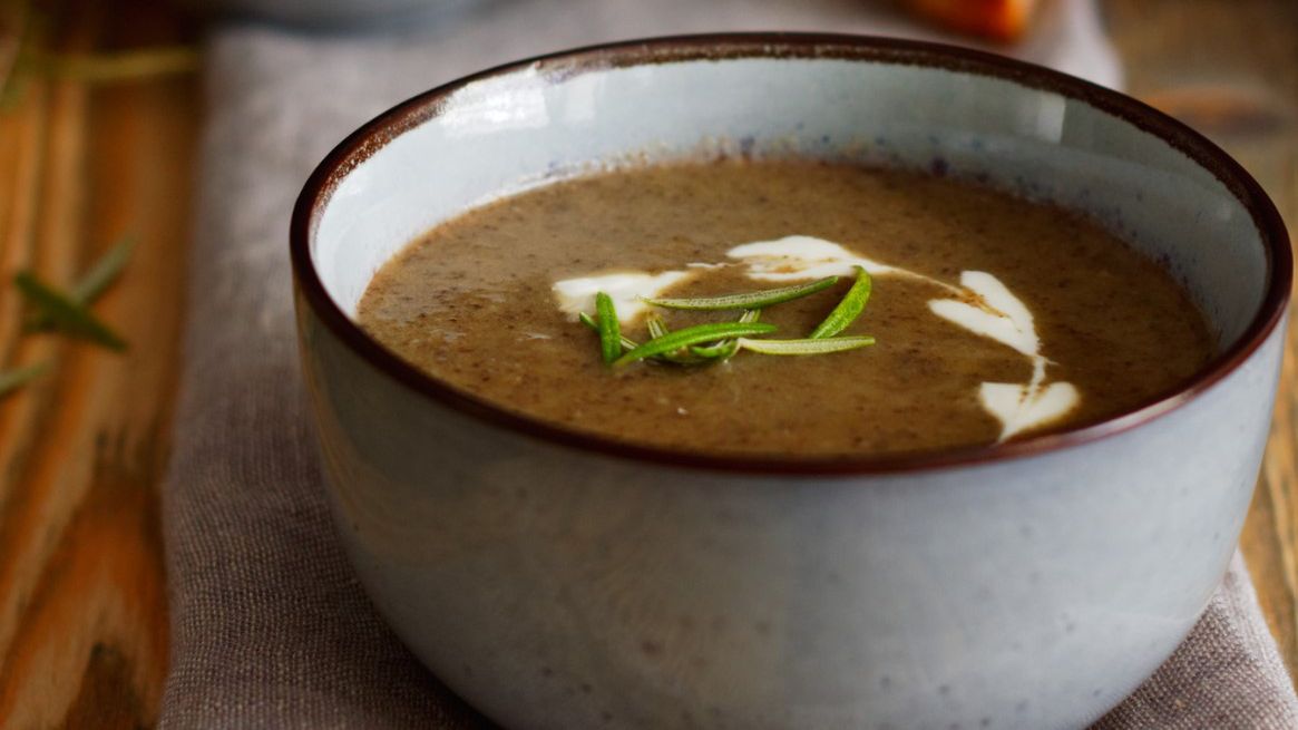 Zupa krem z pieczarek