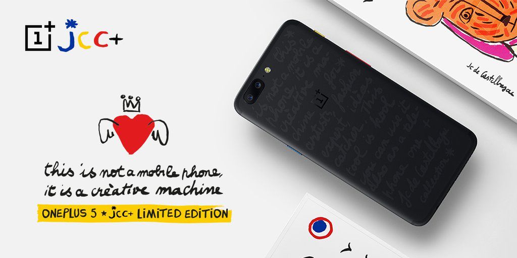 OnePlus 5 JCC+ limited edition oficjalnie. Chińczycy łączą siły z paryską marką 2