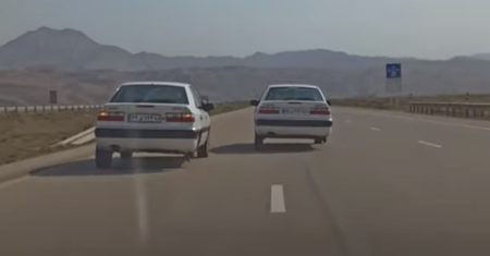 200 km/h na 3 kołach to nie problem dla starej xantii. Arabowie mają nową rozrywkę
