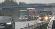 Kraków: Wypadek na A4. Na obwodnicy miasta zderzyły się trzy pojazdy