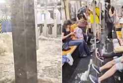 Potężna burza w Nowym Jorku. Woda wdarła się do metra