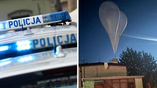 Podlaska policja postawiona w nocy na nogi. W balonach papierosy